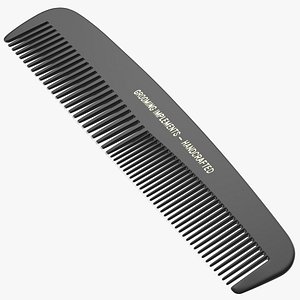 3D pocket comb black