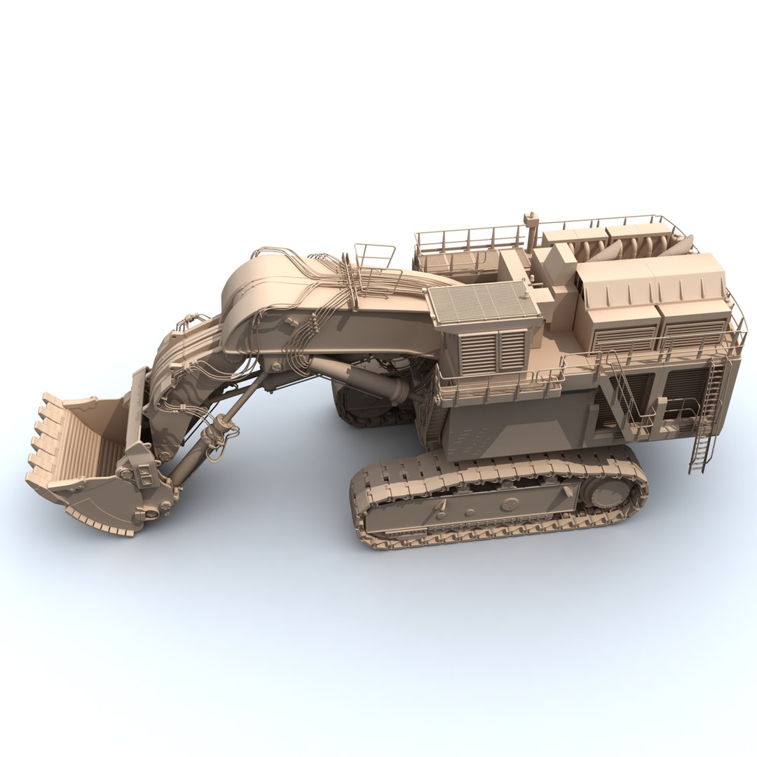 Liebherr R9800 3d Model