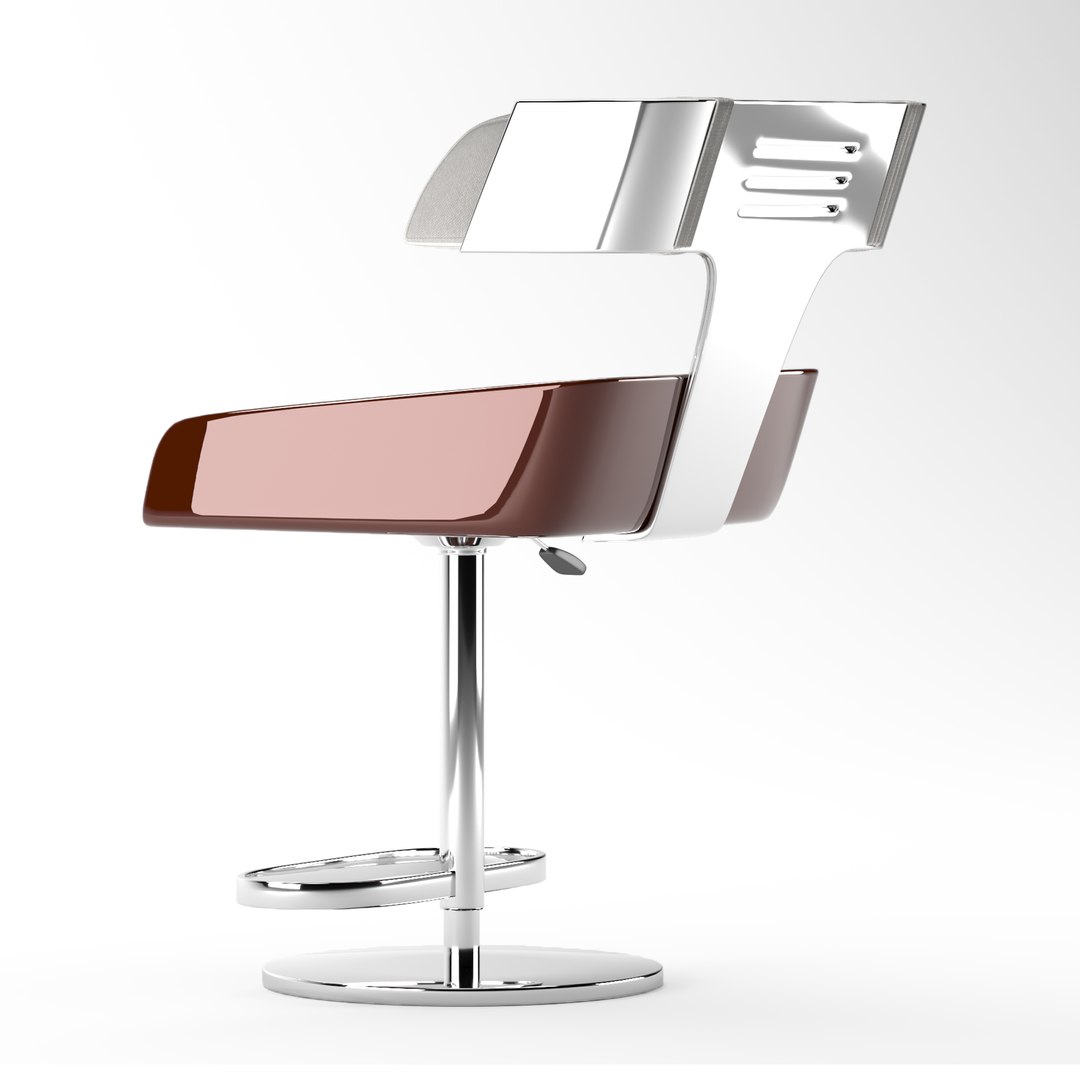 3D Riva Aquarama Stool - TurboSquid 2282983