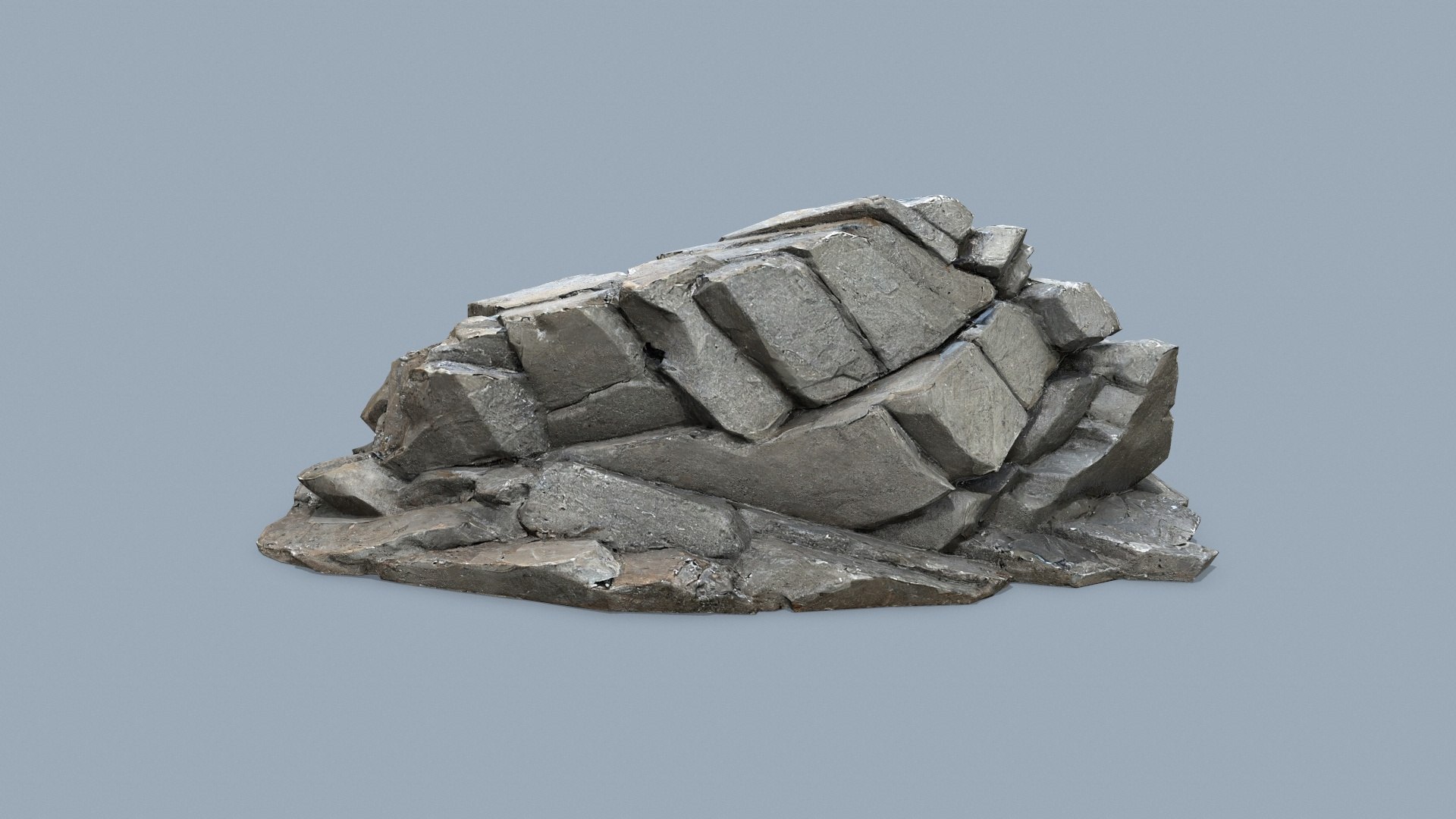 Cliff Rocks 3D Model - TurboSquid 2213436