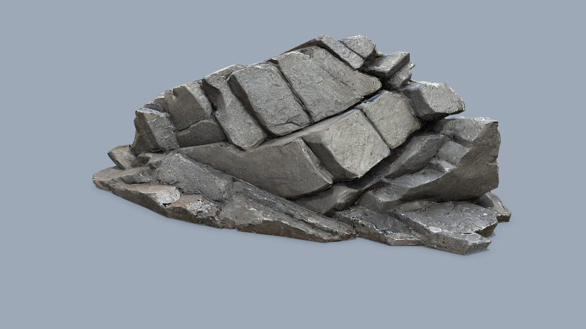 Cliff Rocks 3D Model - TurboSquid 2213436