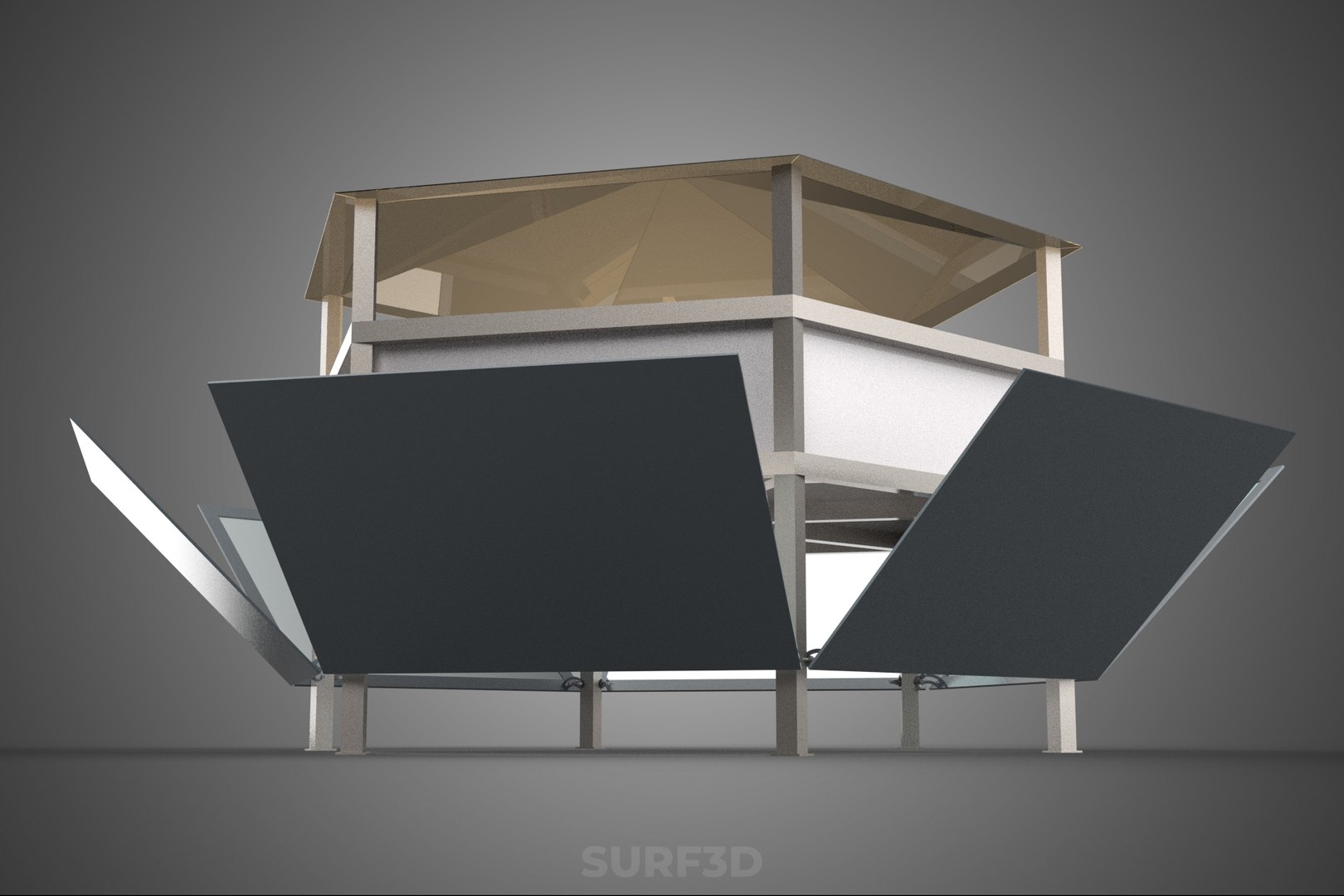 SOLAR POWERED SEAWATER EVAPORATOR SALT HARVESTING SUNLIGHT DRYER 3D model https://p.turbosquid.com/ts-thumb/8f/ponilZ/qF/16_1574_solarpoweredseawaterevaporatorsaltharvestingsunlightdryer/jpg/1778398091/1920x1080/fit_q87/e994f124c368f47f69b656f40e99d892731badd6/16_1574_solarpoweredseawaterevaporatorsaltharvestingsunlightdryer.jpg