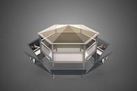 SOLAR POWERED SEAWATER EVAPORATOR SALT HARVESTING SUNLIGHT DRYER