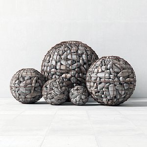 gabion 3D model