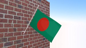 Flag of Bangladesh 3D