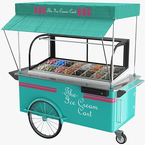 Ice Cream Cart With Display
