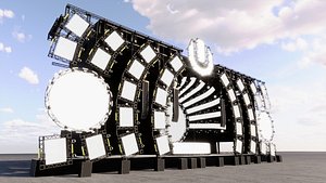 Ultra Music Festival 2014 Stage model