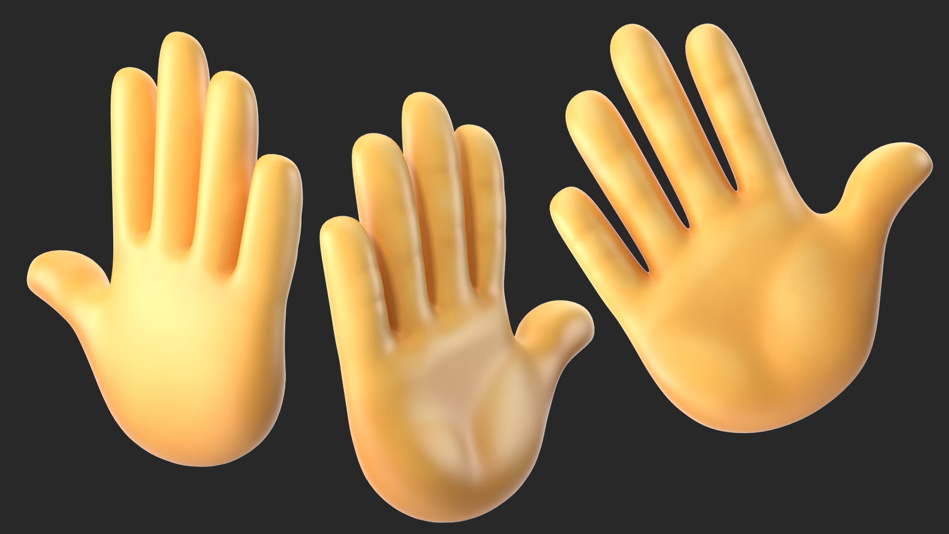 Händedruck-Geste Emoji 3D-Modell - TurboSquid 1549535