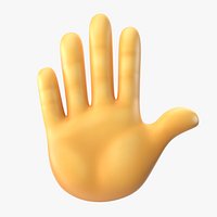 Raised Hand Emoji