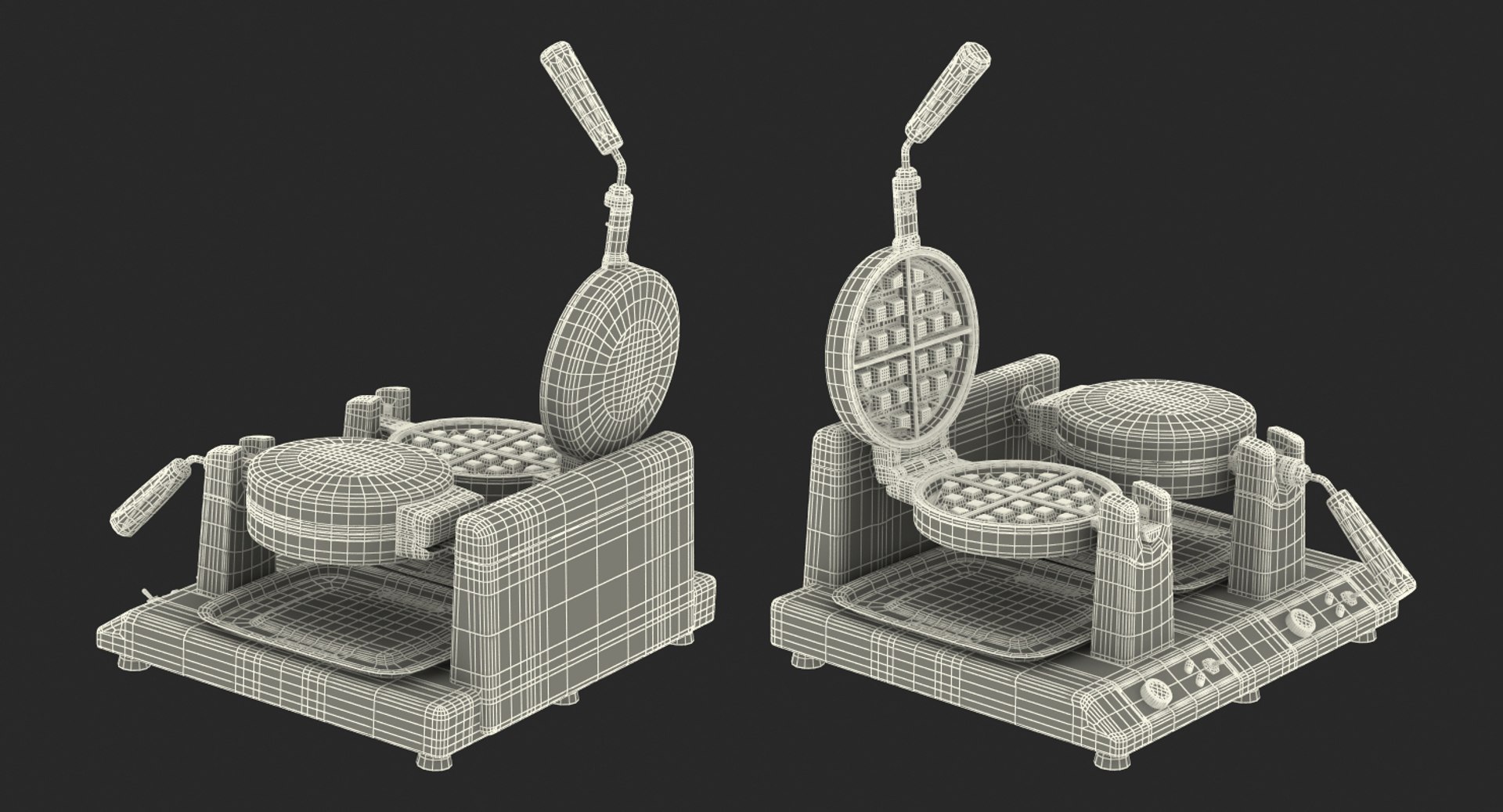 3D waffle makers https://p.turbosquid.com/ts-thumb/8g/AEDqw9/7qORLnIO/wafflemakerscollection3dsmodel035/jpg/1510738959/1920x1080/fit_q87/453ec3974e7c7b315f82e72bf0ab658c1c654984/wafflemakerscollection3dsmodel035.jpg