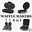 Waffle Makers 3D Models Collection