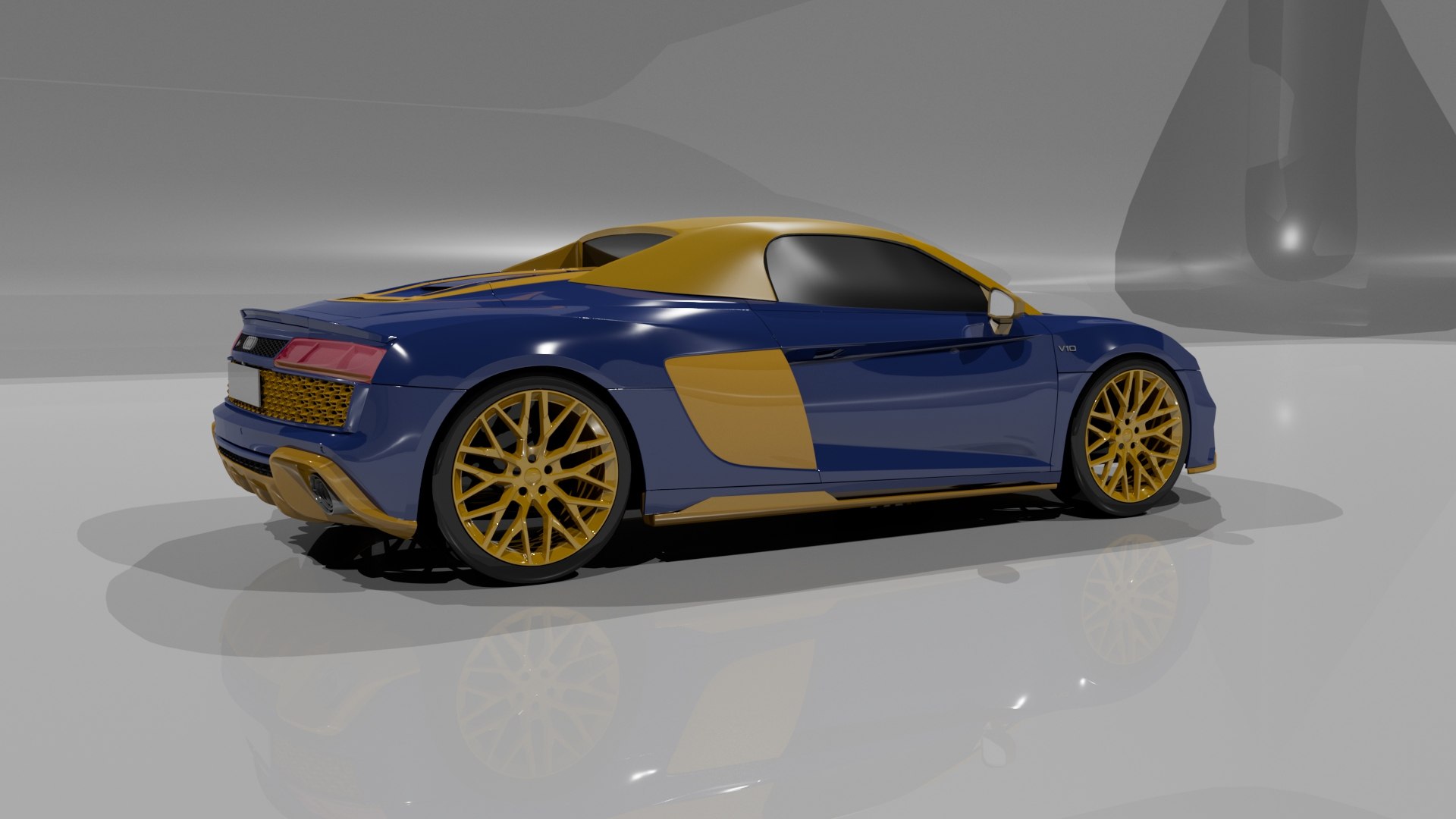 3D Audi R8 Spyder 2019 - TurboSquid 2097391