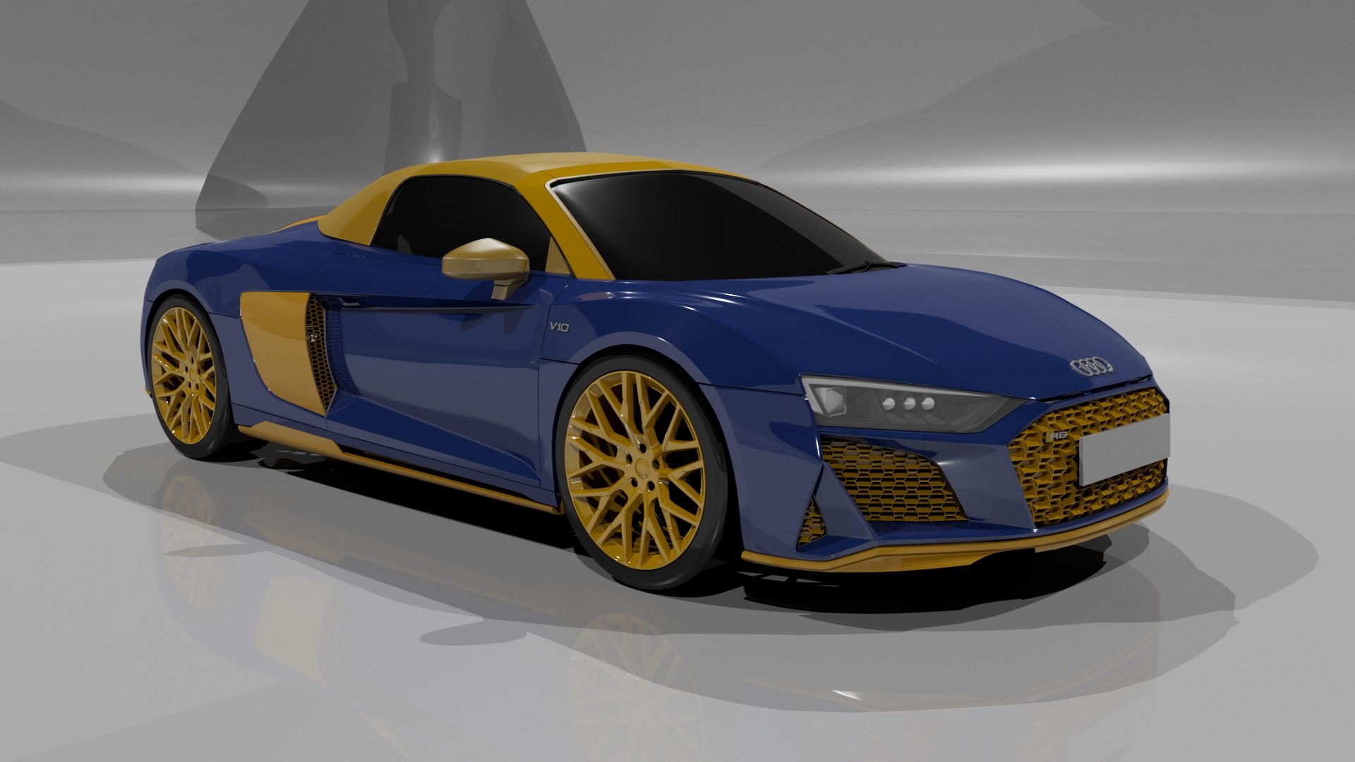 3D Audi R8 Spyder 2019 - TurboSquid 2097391