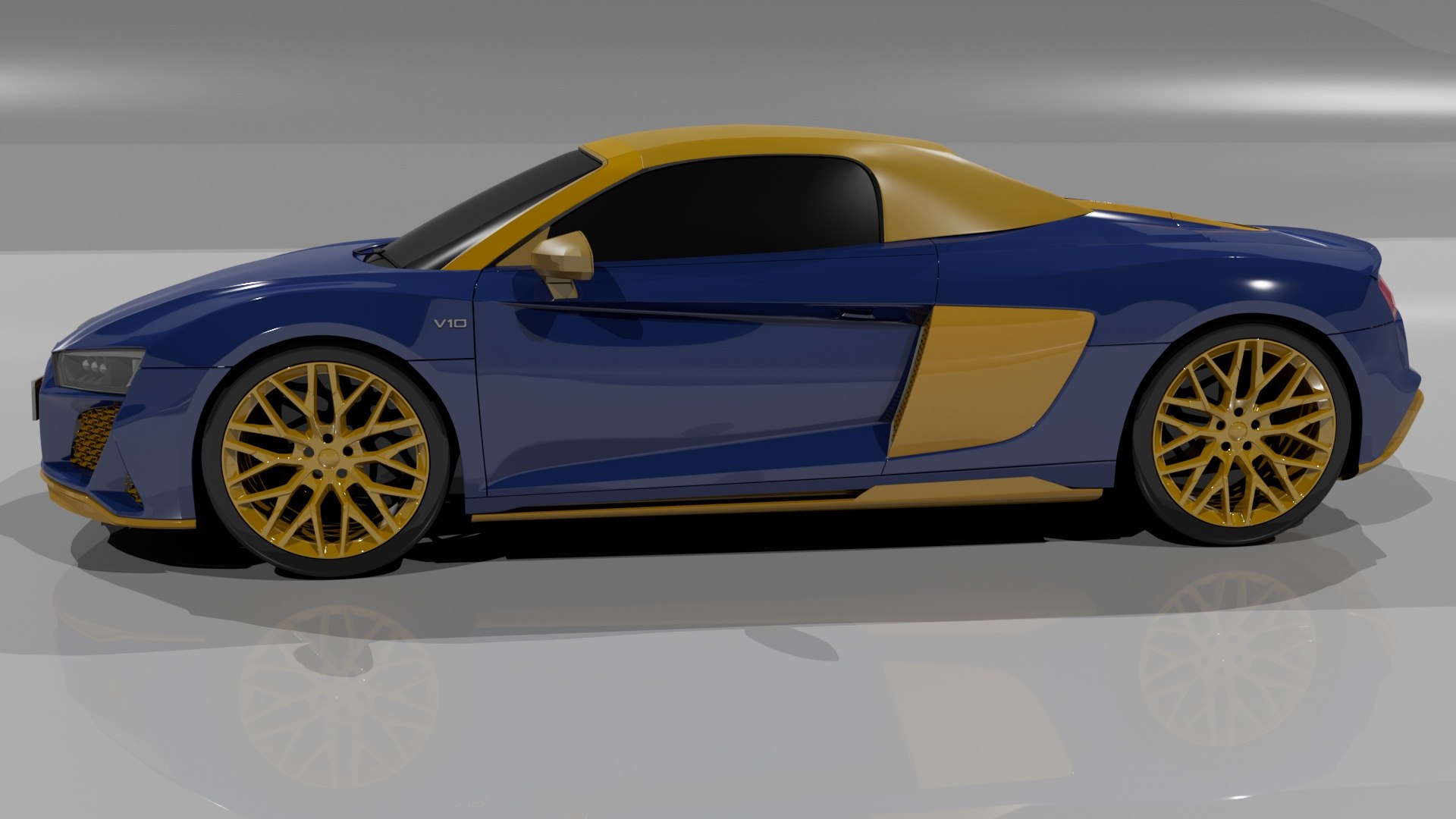 3D Audi R8 Spyder 2019 - TurboSquid 2097391