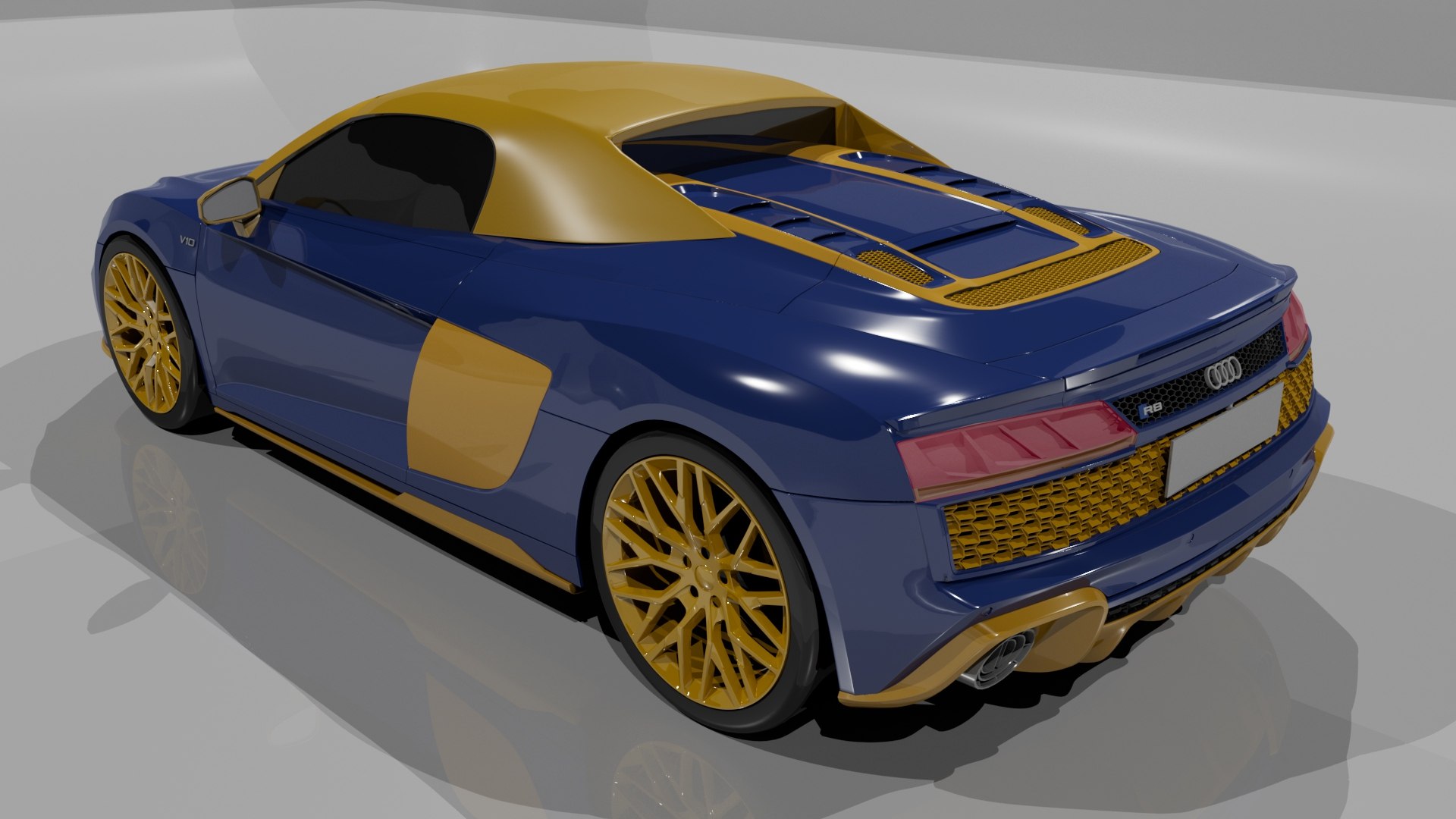 3D Audi R8 Spyder 2019 - TurboSquid 2097391