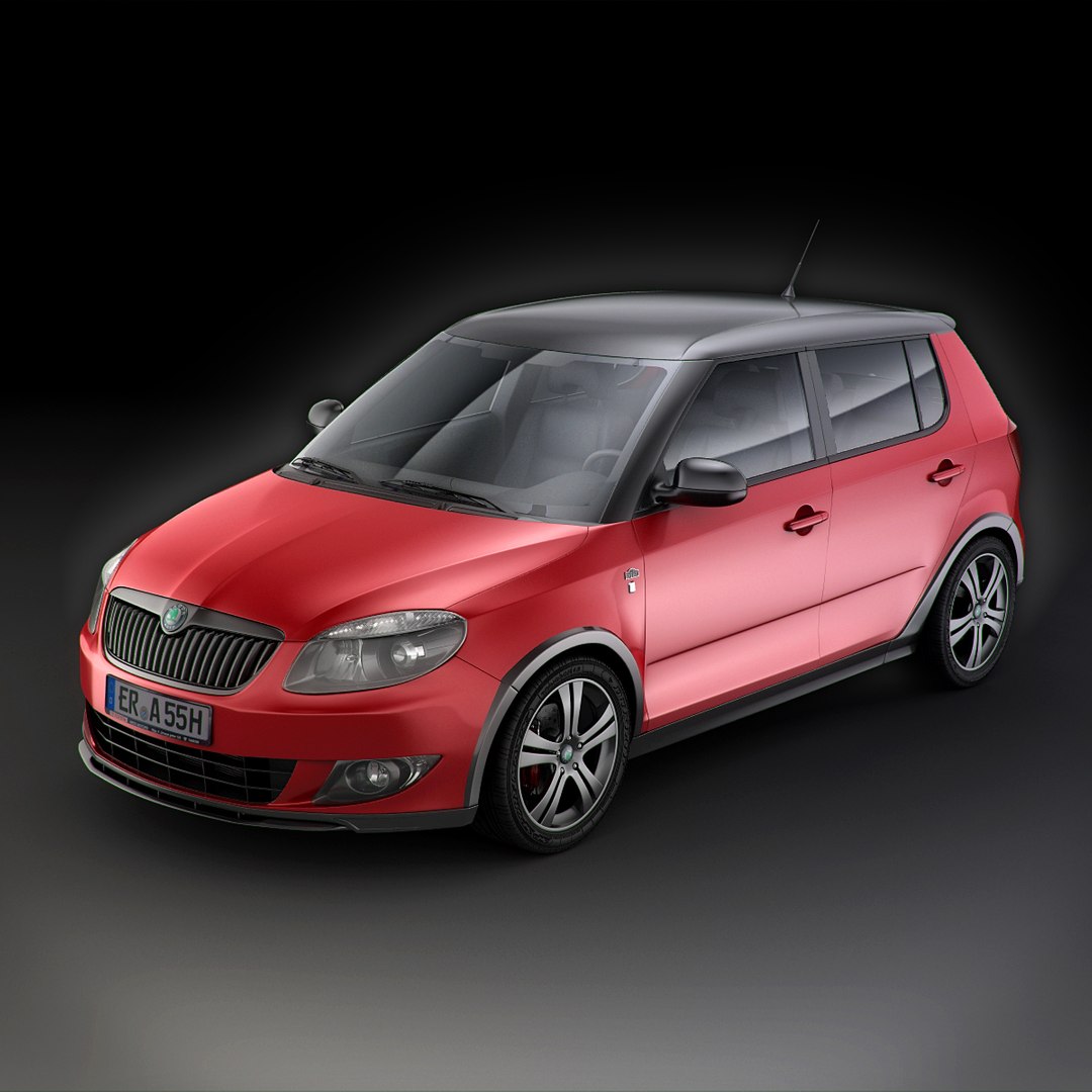 Front Spoilers: RDX Front Spoiler VARIO-X For SKODA Fabia 2 Typ 5J 2010 Monte Carlo Front Lip Splitter