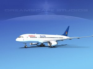 3d airline boeing 787-8 787 model