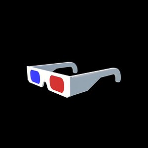 3D Glasses 3D model 3D model