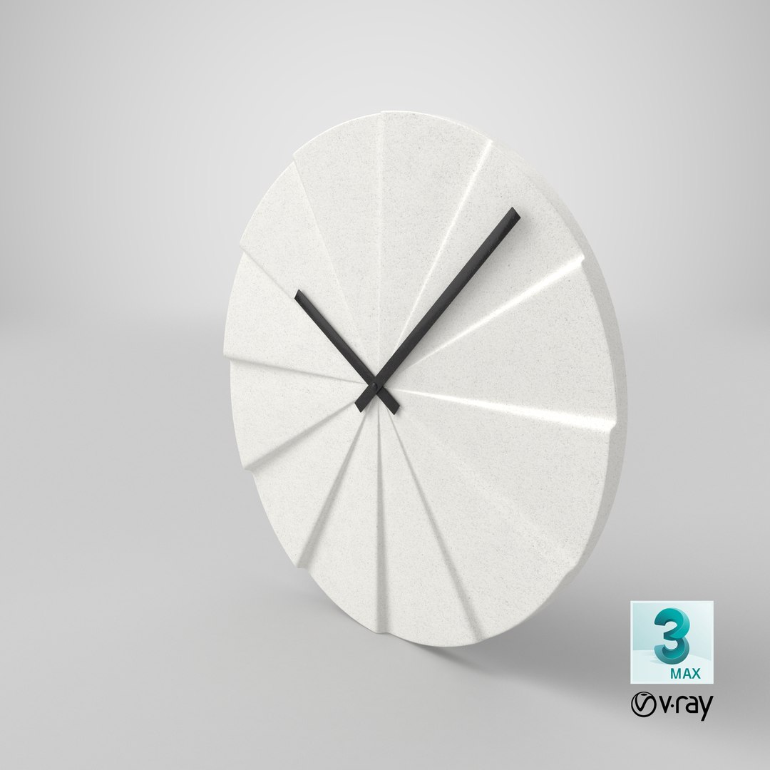 3D model wall clock https://p.turbosquid.com/ts-thumb/8g/OUIDhK/FbpRQAWF/stemcell_max_vray_render/png/1550631334/1920x1080/fit_q87/bfb044cba6e7438699c5d9893123d4fccf598be6/stemcell_max_vray_render.jpg