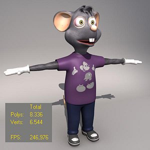 rigged animation maps 3d max
