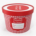 Ice Cream Gallon Container