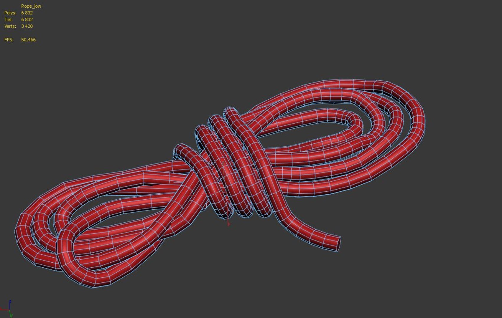 3D Model Rope - Pbr Ready - TurboSquid 1441086