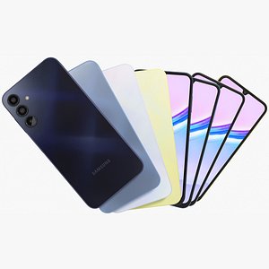 Samsung Galaxy A15 4G All Colors 3D model