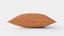 Cushion cover in washed linen Light brown