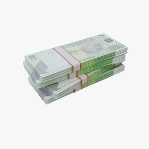 1000 Congolese Franc CDF 3D model