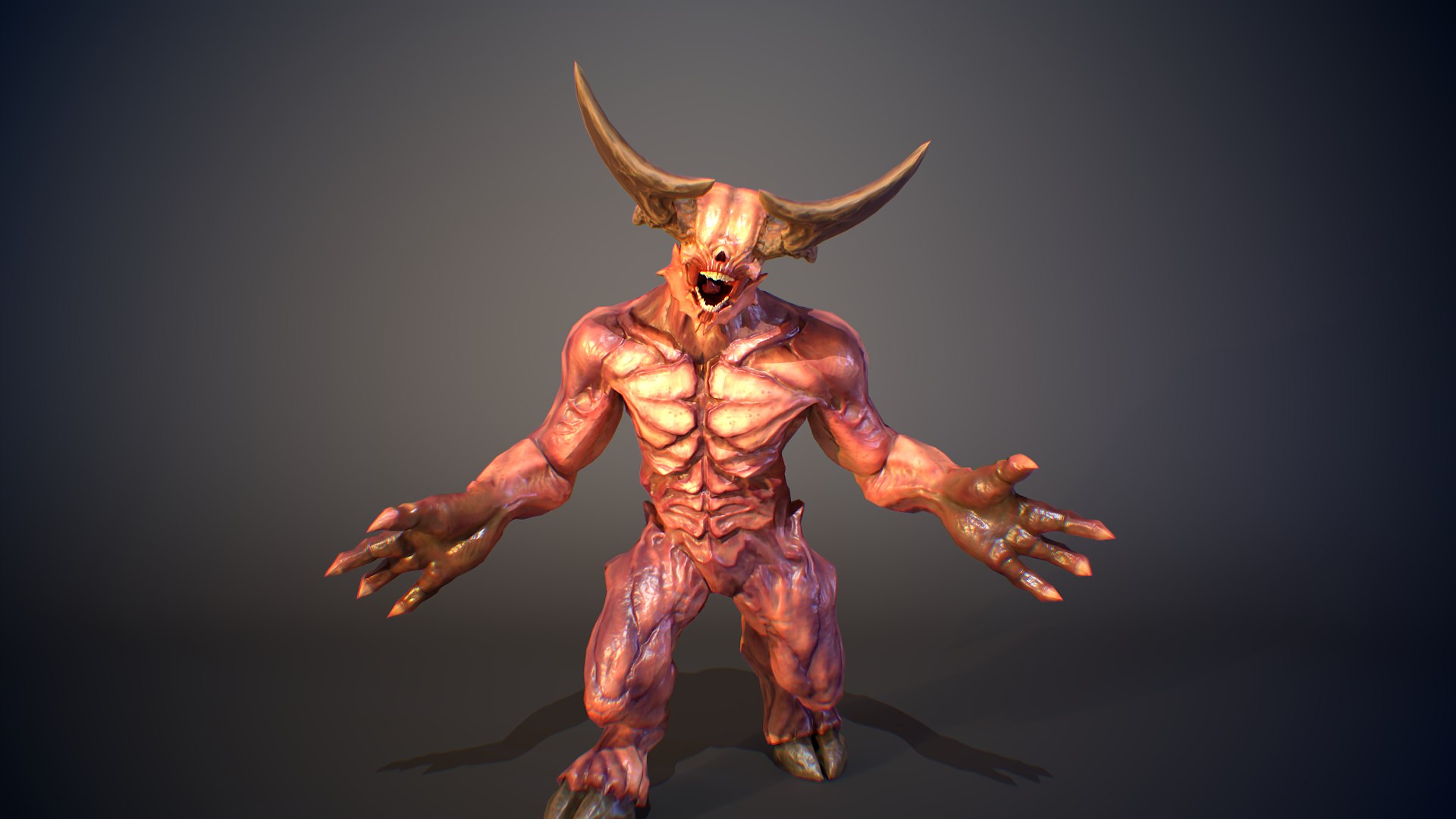 Monster 3D model https://p.turbosquid.com/ts-thumb/8g/b94WOu/6Z/1014/png/1623500543/1920x1080/fit_q87/2a1e662a27aae88cfafbe34375f36996ca4aa2ee/1014.jpg