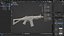 Sig Sg-552 Assault Rifle -Mobile Ready Low Poly