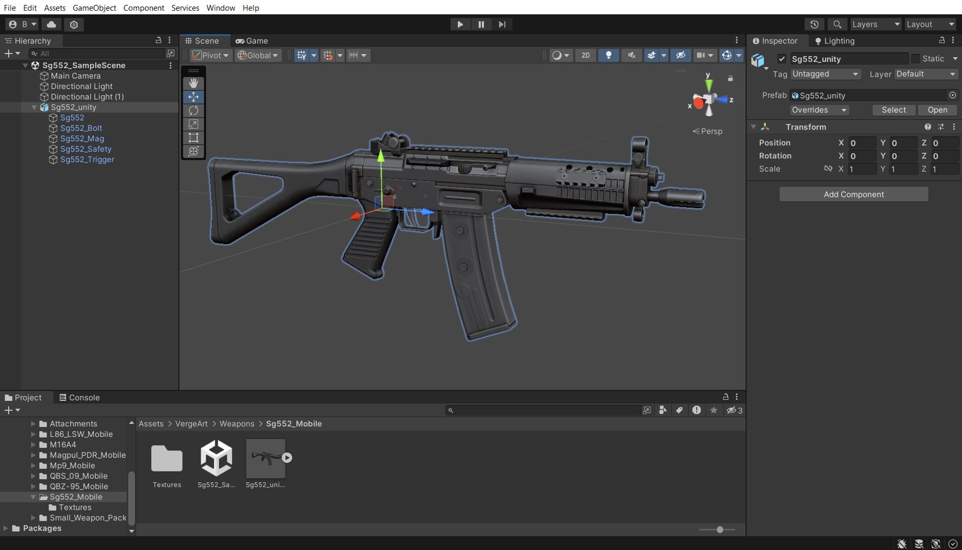Sig Sg-552 Assault Rifle -Mobile Ready Low Poly 3D model https://p.turbosquid.com/ts-thumb/8g/c1aQM4/UU/unity_scene/png/1726792698/1920x1080/fit_q87/5028becfb5fc2dee669515ce69d4e1879bbec6ed/unity_scene.jpg