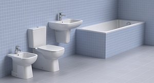 3d max duravit d-code