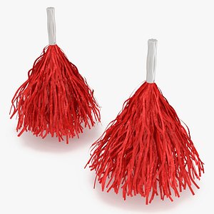 Pom Poms Red Color