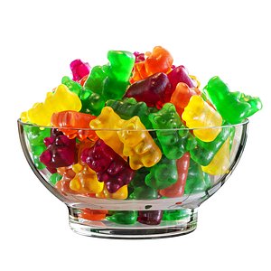 3D Gummy Bears in a Bowl Corona