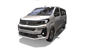 3D model vauxhall vivaro passenger van