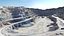 Opencast mines 3D model