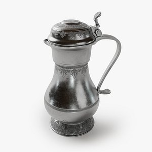 silver flagon model