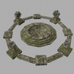 temple stone model