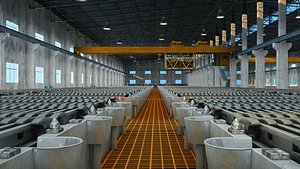 Aluminum Electrolysis Production Workshop