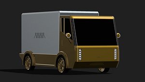 CL1M05 - Urban Delivery Truck 3D model