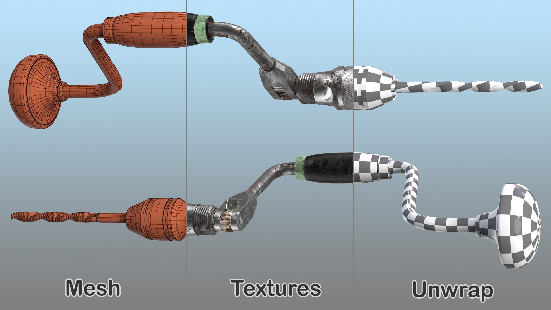 3D old hand brace drill https://p.turbosquid.com/ts-thumb/8h/92ATvu/h011wnPV/oldhandbracedrillgenericvray3dmodel015/jpg/1577382639/1920x1080/fit_q87/e04ec4266862ef74a0c97fa9ac732bbffe96ead6/oldhandbracedrillgenericvray3dmodel015.jpg