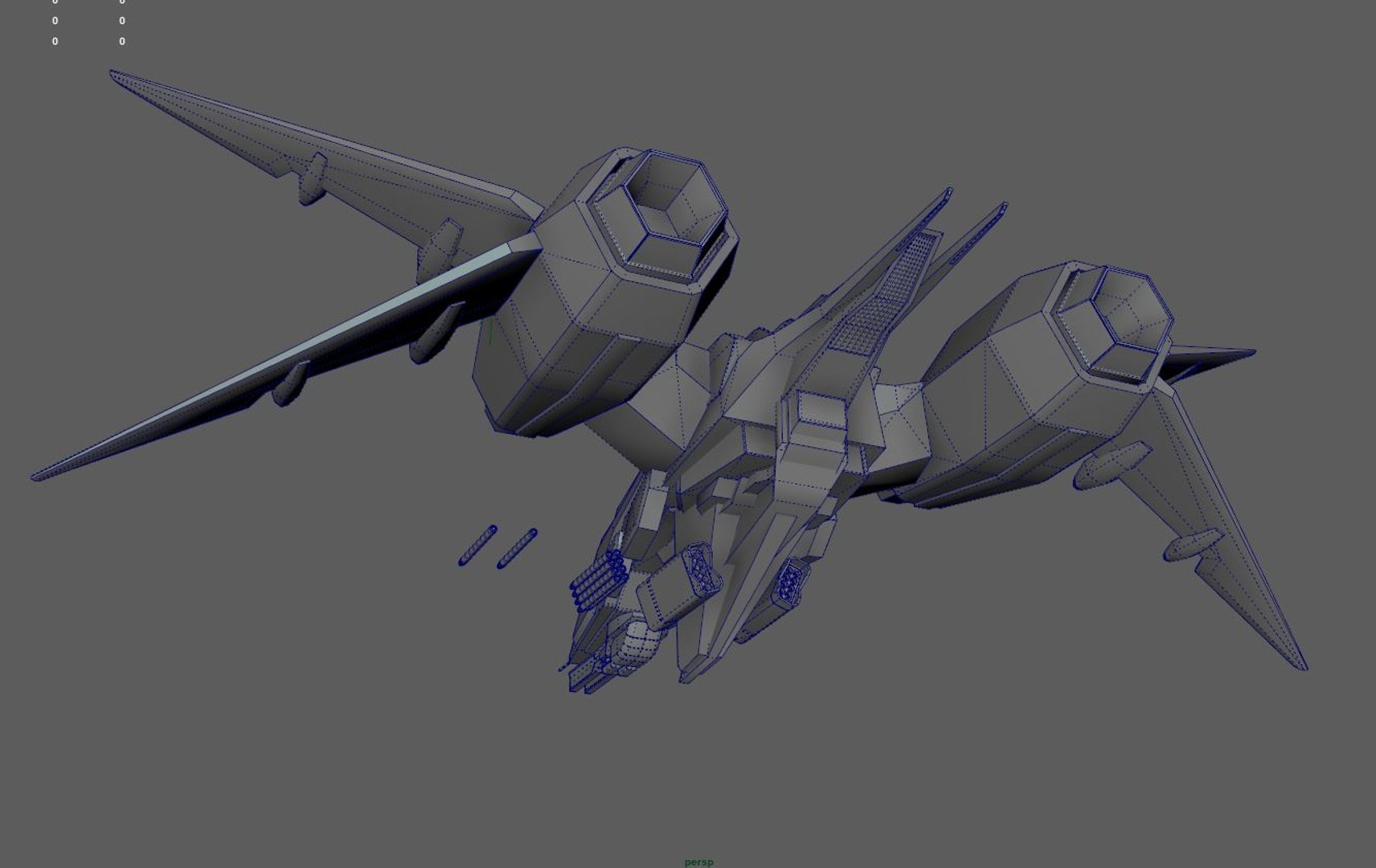 3D space fighter - TurboSquid 1636687