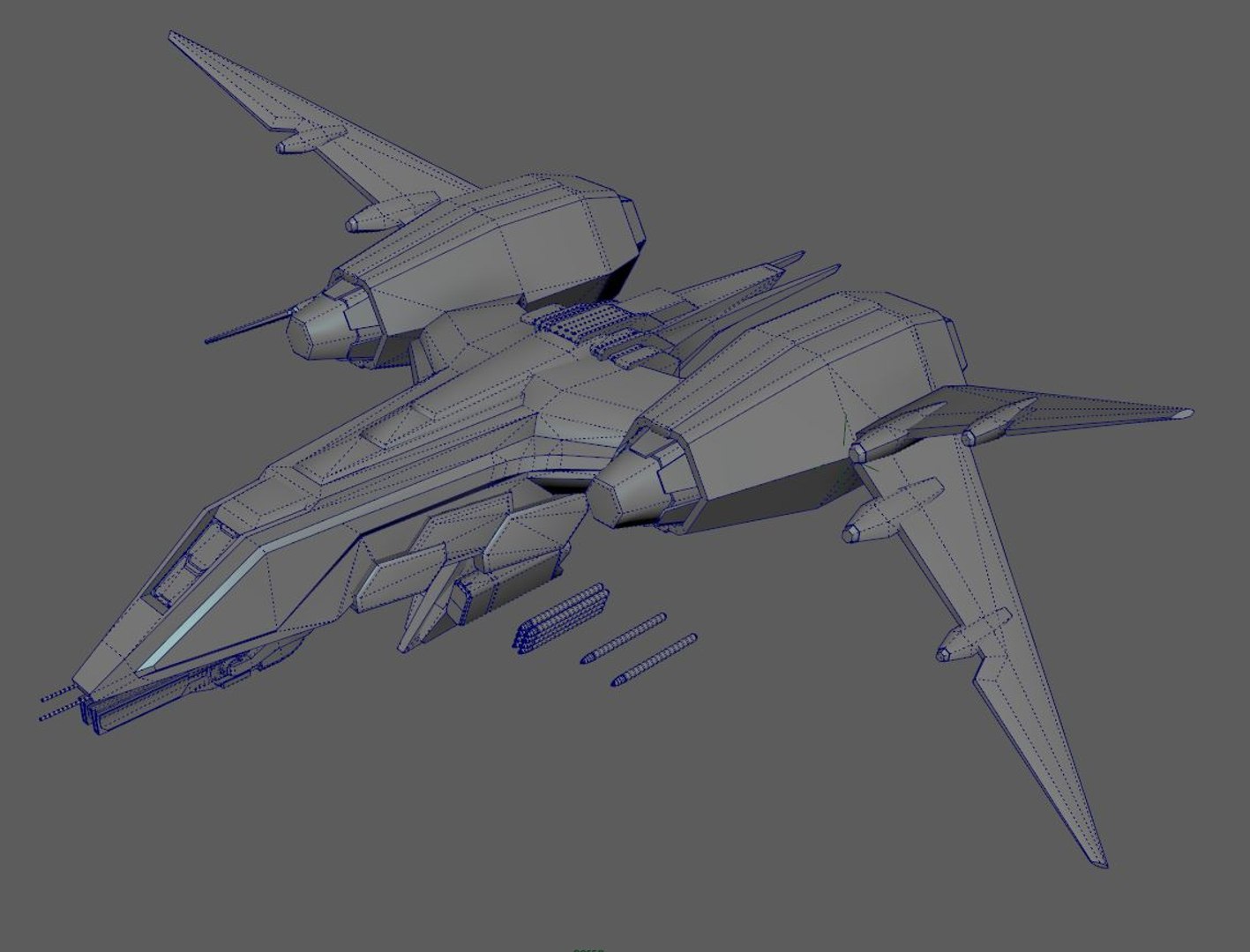 3D space fighter - TurboSquid 1636687