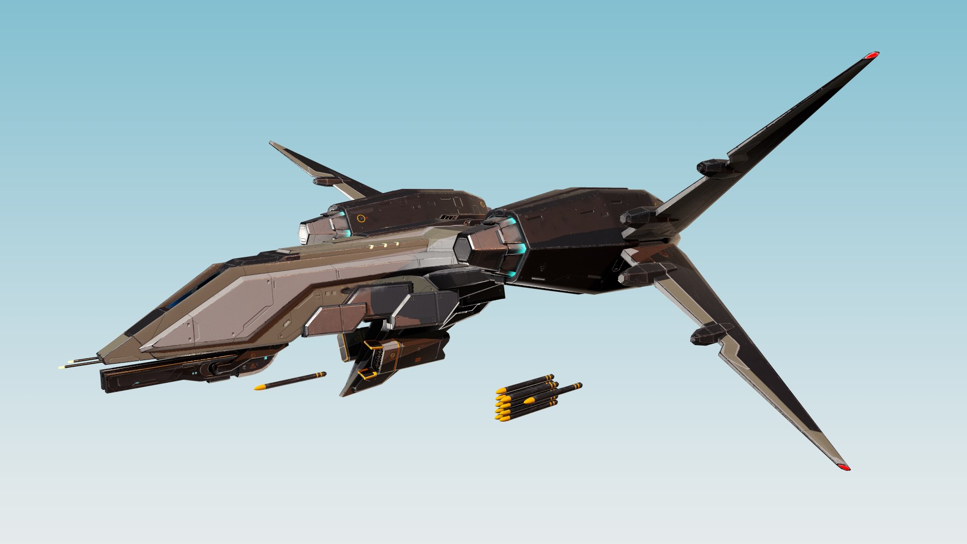 3D space fighter - TurboSquid 1636687