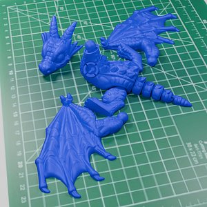 Baby Dragon Flexi Toy 3D