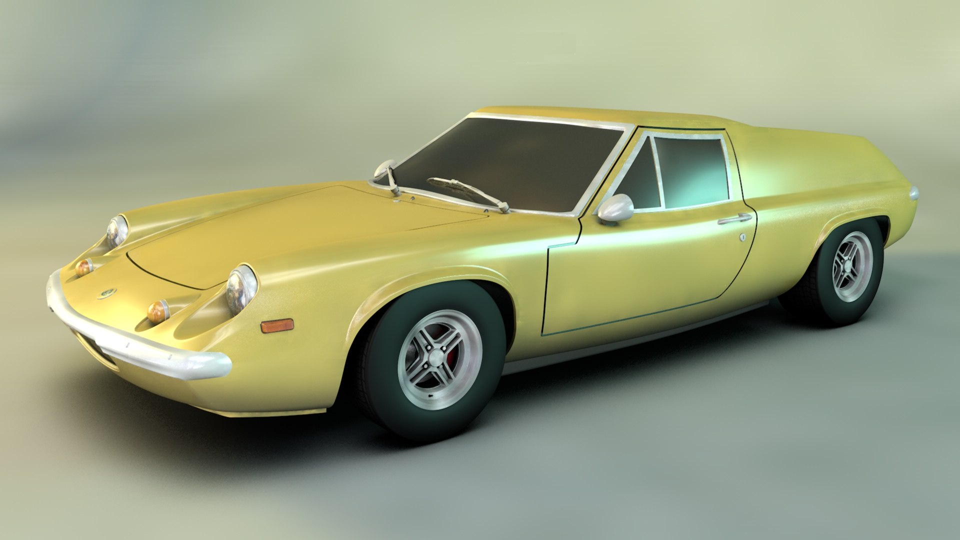 3D Lotus Europa S2 Type 54 Model - TurboSquid 2373592