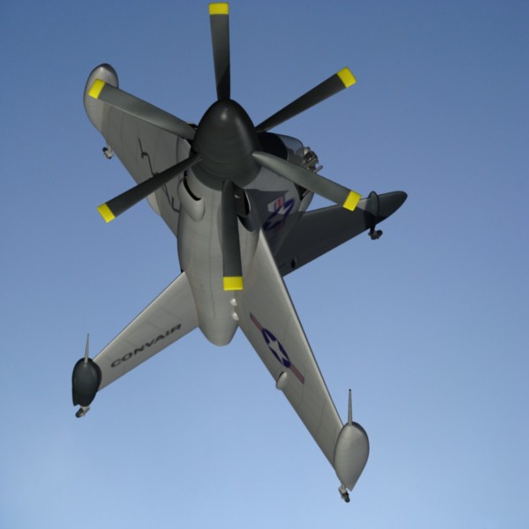 Convair Xfy Pogo 3d Model