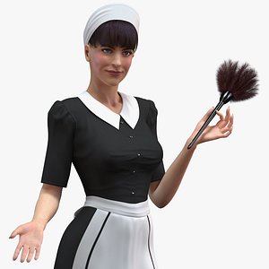 Housekeeping Maid in Uniform