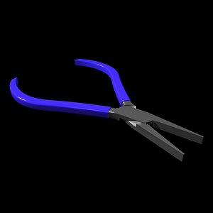 square nosed pliers 3d 3ds